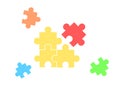 Jigsaw icon vector