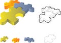 Jigsaw puzzle: 3d icon
