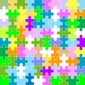 Jigsaw puzzle pattern