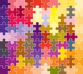 Jigsaw puzzle pattern