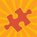 Jigsaw Puzzle Piece Royalty Free Stock Photo