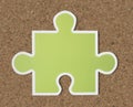 Jigsaw puzzle piece strategy icon Royalty Free Stock Photo