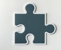 Jigsaw puzzle piece strategy icon symbol Royalty Free Stock Photo