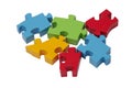 Jigsaw puzzle pieces