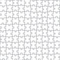 Jigsaw puzzle seamless pattern Royalty Free Stock Photo