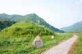 Noblemen's Cemetery at Shanchengxia in Ji'an, Jilin, China. It is part of UNESCO World Heritage Site. Royalty Free Stock Photo