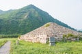 Noblemen's Cemetery at Shanchengxia in Ji'an, Jilin, China. It is part of UNESCO World Heritage Site - Capital Cities Royalty Free Stock Photo