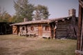 Jim Bridger trading outpost established in 1842 Royalty Free Stock Photo