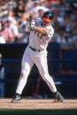 Jim Edmonds OF of the Anaheim Angels Royalty Free Stock Photo