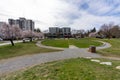 Jim Everett Memorial Park in spring time. Vancouver, BC, Canada Royalty Free Stock Photo