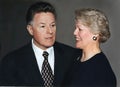 Jim Florio and Lucinda Florio in Livingston, New Jersey in 2000