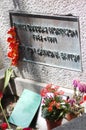 Jim Morrison's grave stone