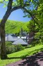 Jim thorpe Pennsylvania buildings and landscape Royalty Free Stock Photo