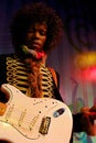 Jimi Hendrix as James Marshall Hendrix famous guitarlist