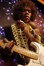 Jimi Hendrix as James Marshall Hendrix famous guitarlist, Madame Tussauds wax