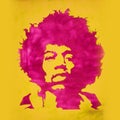 Jimi Hendrix graffiti in the park