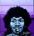 Jimi Hendrix graffiti