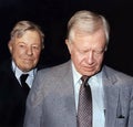 Jimmy Carter and Teddy Kollek in Jerusalem, Israel Royalty Free Stock Photo