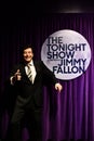 Jimmy Fallon statue at Louis Tussauds Waxworks at Niagara Falls in Ontario, Canada