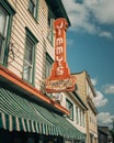 Jimmys Quick Lunch vintage sign, Hazleton, Pennsylvania Royalty Free Stock Photo