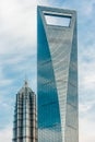 Jin Mao Tower Shanghai World Financial Center pudong shanghai Royalty Free Stock Photo