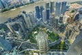 Jin Mao Tower Skyscraper Huangpu River Liujiashui Shanghai China Royalty Free Stock Photo