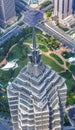 Jin Mao Tower Skyscraper Liujiashui Shanghai China Royalty Free Stock Photo