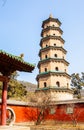 Jinci Memorial Temple(museum) scene. Fengsheng Temple. Royalty Free Stock Photo