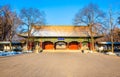 Jinci Memorial Temple(museum) scene. The main gate of Jinci Memorial Temple(museum). Royalty Free Stock Photo