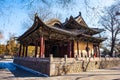 Jinci Memorial Temple(museum) scene-The mirror terrace Royalty Free Stock Photo