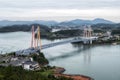 Jindo Bridge in Rainy Season