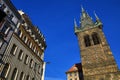 Jindriska Tower, Old Buildings, (Vinohrady), Prague, Czech Republic Royalty Free Stock Photo