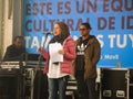 Jineth Bedoya Lima in protest in Bogota, Colombia.