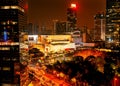 Jing An Temple Park Nanjing Street Buildings Shanghai China Royalty Free Stock Photo