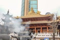 Jingan Temple the temple in the shanghai city