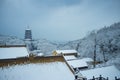 The Jingci Temple in the snow