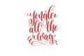 jingle all the way hand lettering holiday inscription to christmas