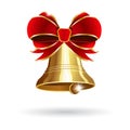 Jingle bell with red bow