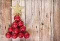 Jingle bells shaped like a Christmas tree Royalty Free Stock Photo