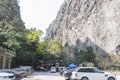 The Jingming Ravine scenery area parking lot