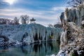 Jingpo Lake,Diaoshuilou Icefall,China