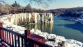 Jingpo lake in wintertime