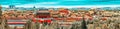 Jingshan Park,panorama above on  the Forbidden City, Beijing Royalty Free Stock Photo