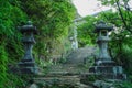 Jinguashi Shinto Shrine from Gold Museum, New Taipei City Government in Ruifang District, New Taipei City, Taiwan.