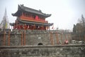 The ancient city wall of Jingzhou, Hubei Province
