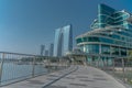 Jinji lake and Suzhou skyline