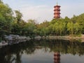 Jinshan Pagoda in Xuzhou City, Jiangsu Province, China