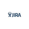 Jira logo editorial illustrative on white background Royalty Free Stock Photo