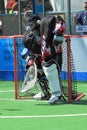 Jiri Malina - box lacrosse Royalty Free Stock Photo