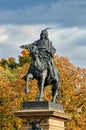 Jiri z Podebrad Statue Royalty Free Stock Photo